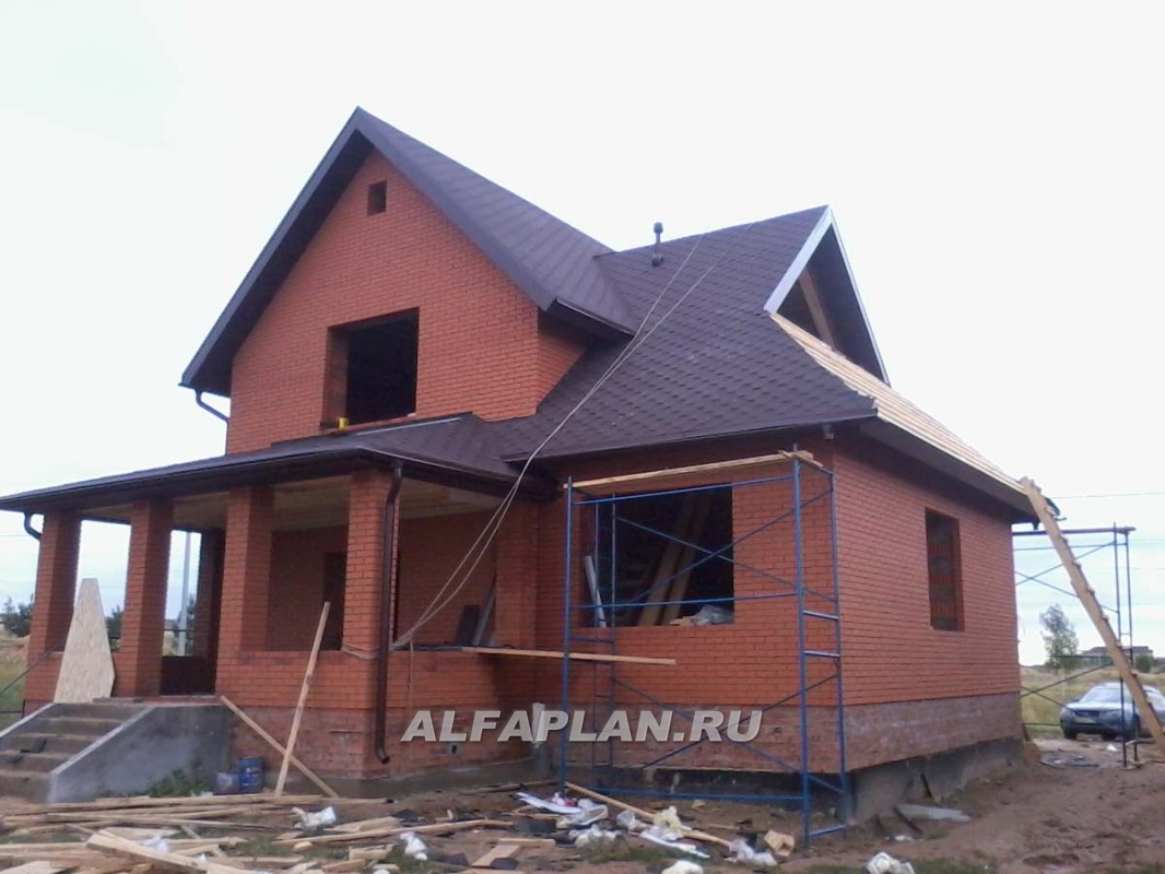 Строительство дома по проекту 99B - фото №9