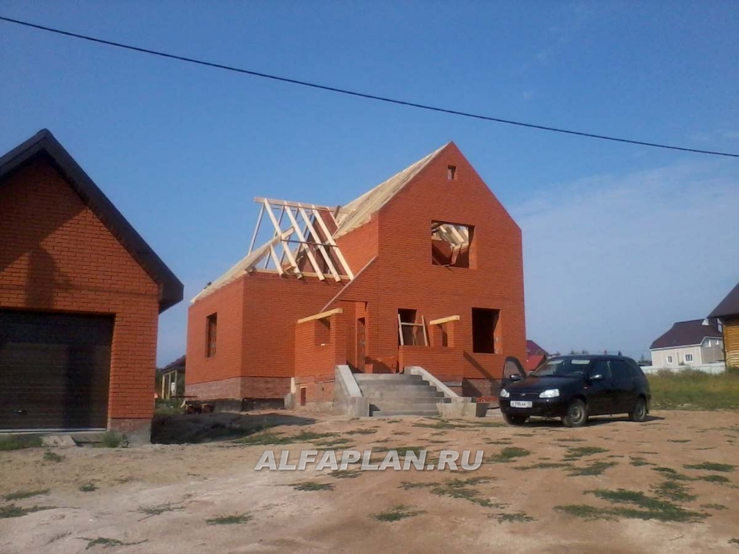 Строительство дома по проекту 99B - фото №12