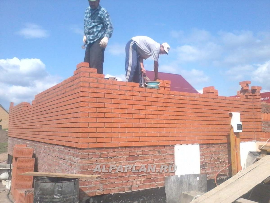 Строительство дома по проекту 99B - фото №20