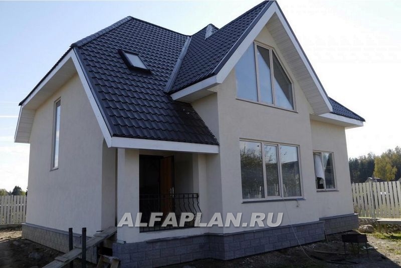 Строительство дома по проекту 108A - фото №1