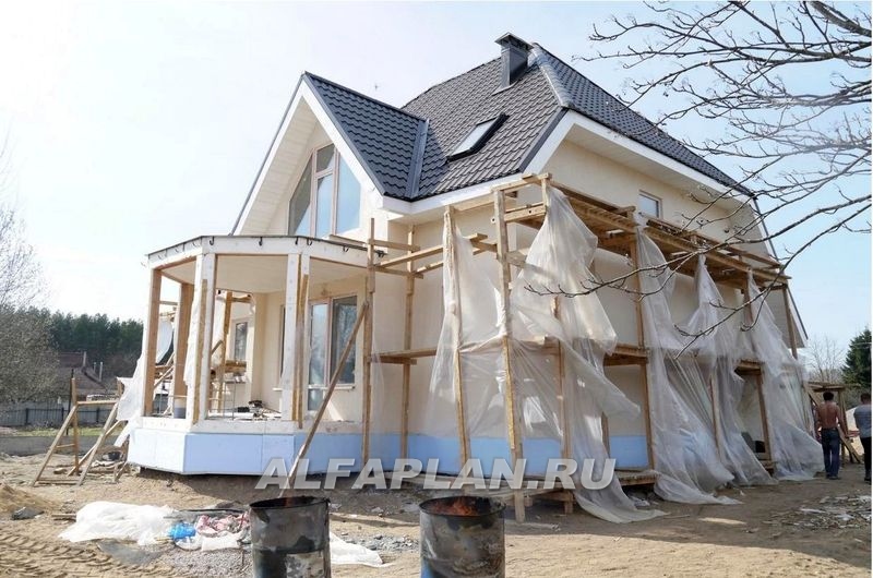 Строительство дома по проекту 108A - фото №8