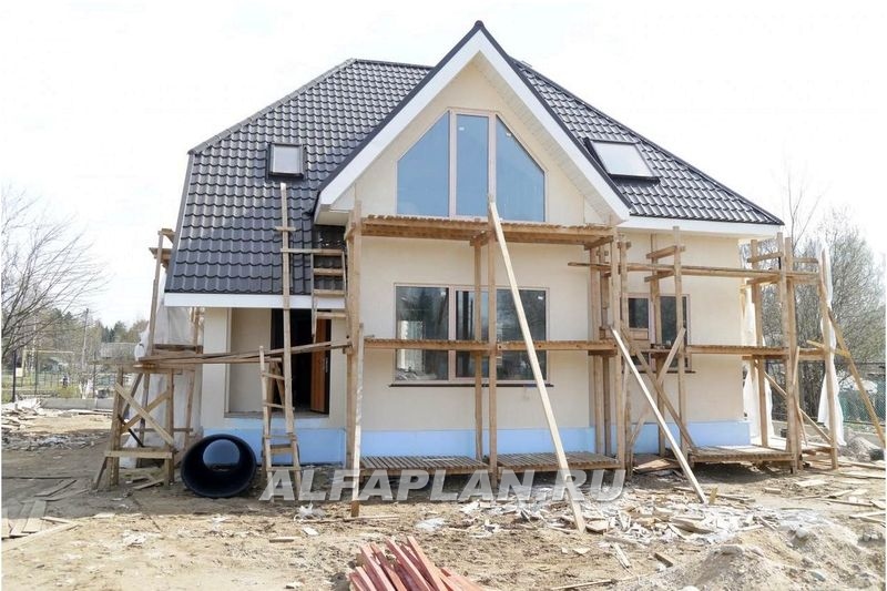 Строительство дома по проекту 108A - фото №10