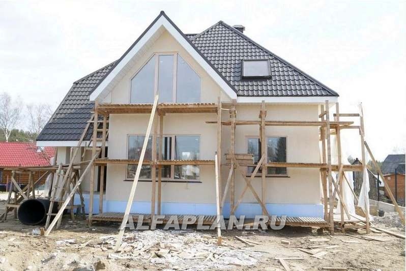 Строительство дома по проекту 108A - фото №11