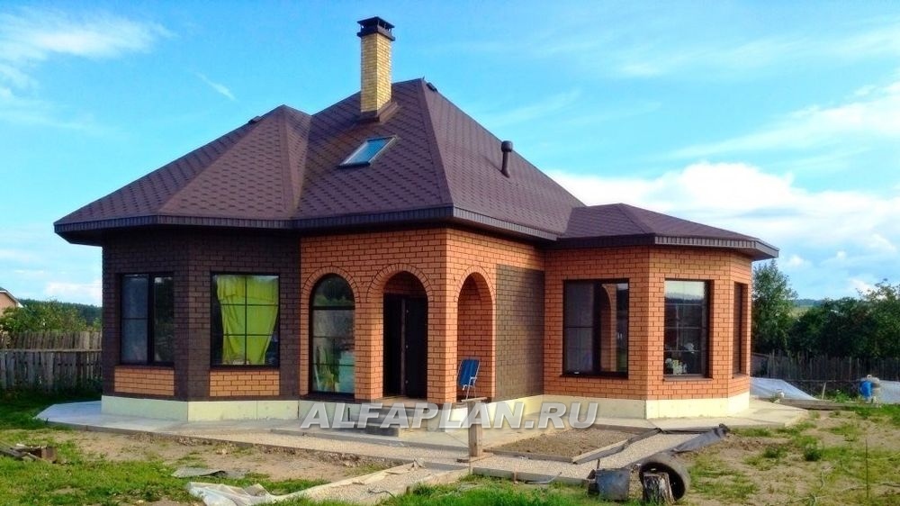 Строительство дома по проекту 109B - фото №1