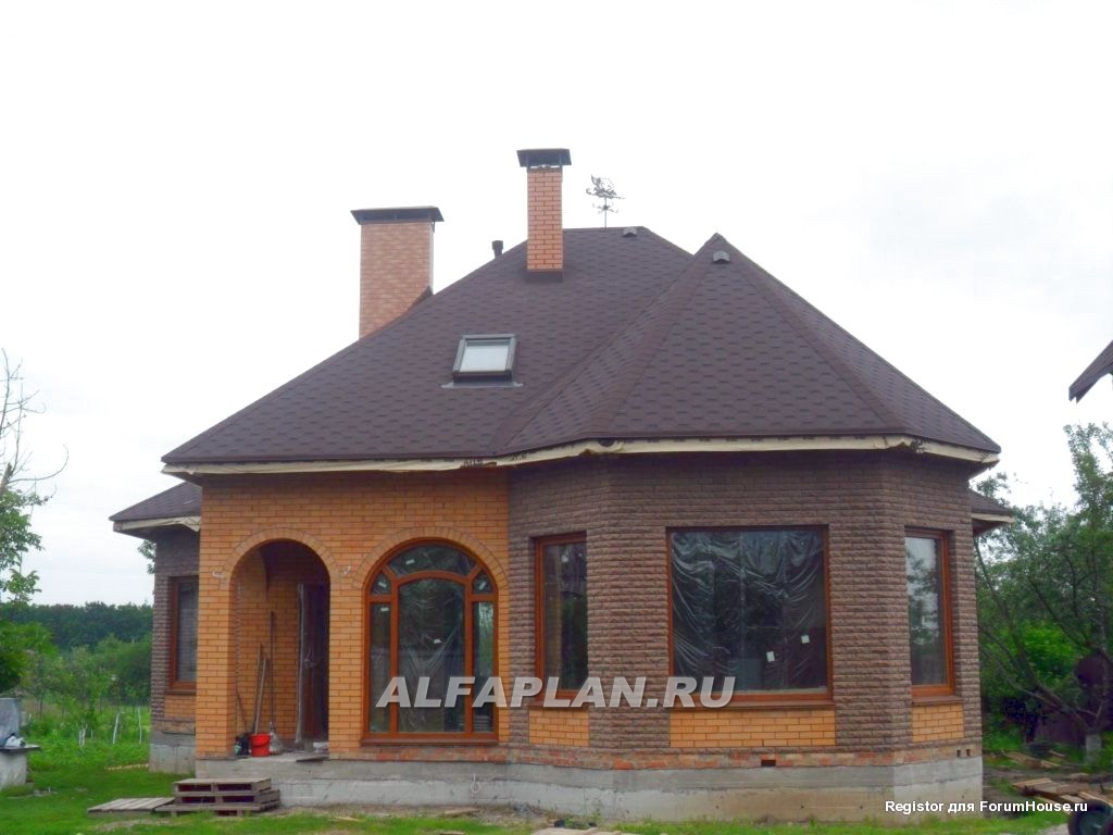 Строительство дома по проекту 109B - фото №1