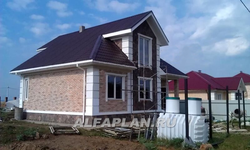 Строительство дома по проекту 110A - фото №4