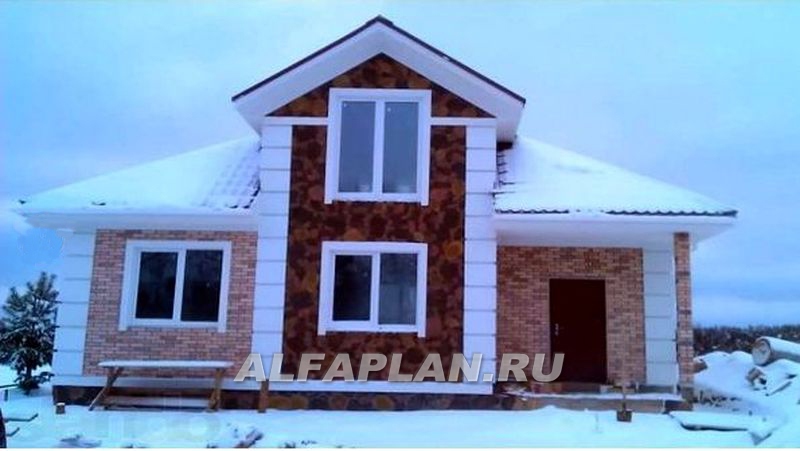 Строительство дома по проекту 110A - фото №7