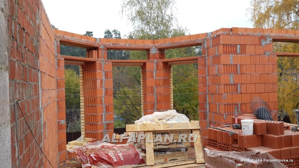 Строительство дома по проекту 111A - фото №3