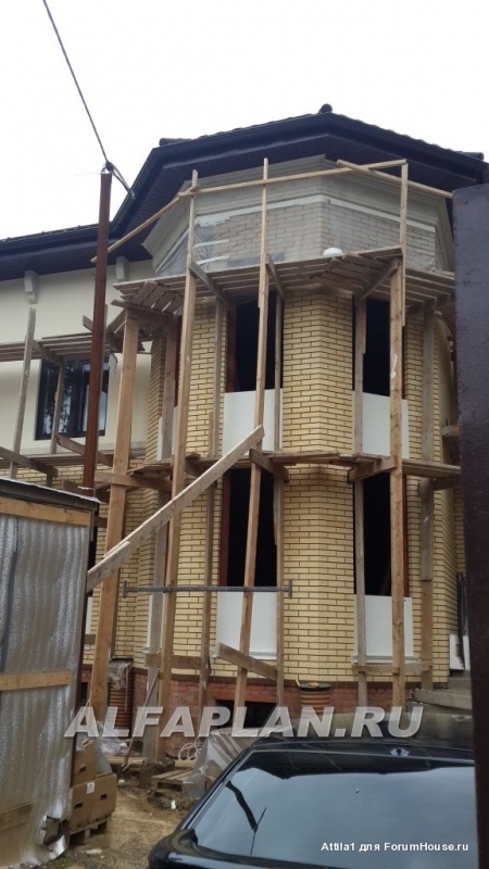 Строительство дома по проекту 111A - фото №11