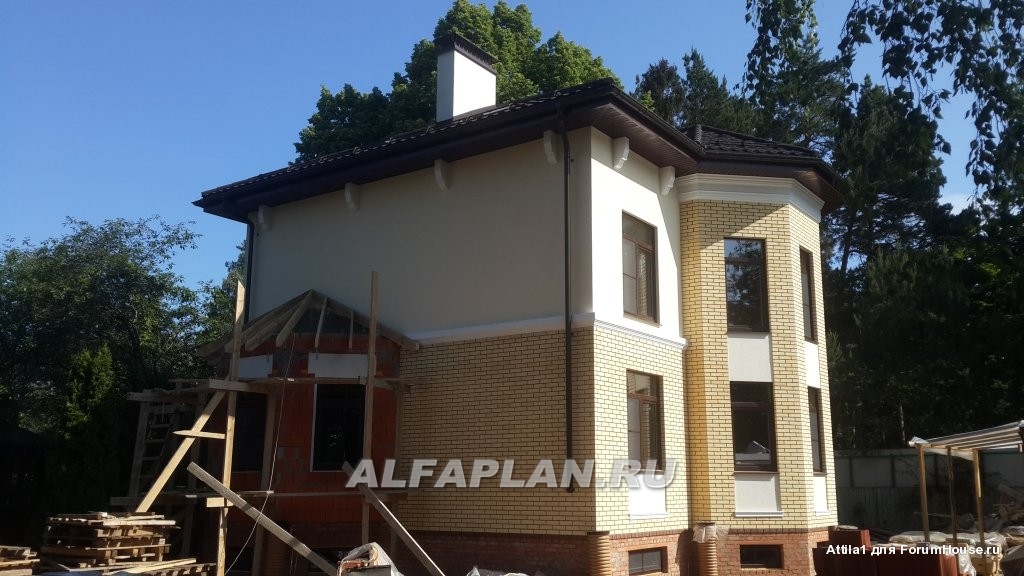 Строительство дома по проекту 111A - фото №12