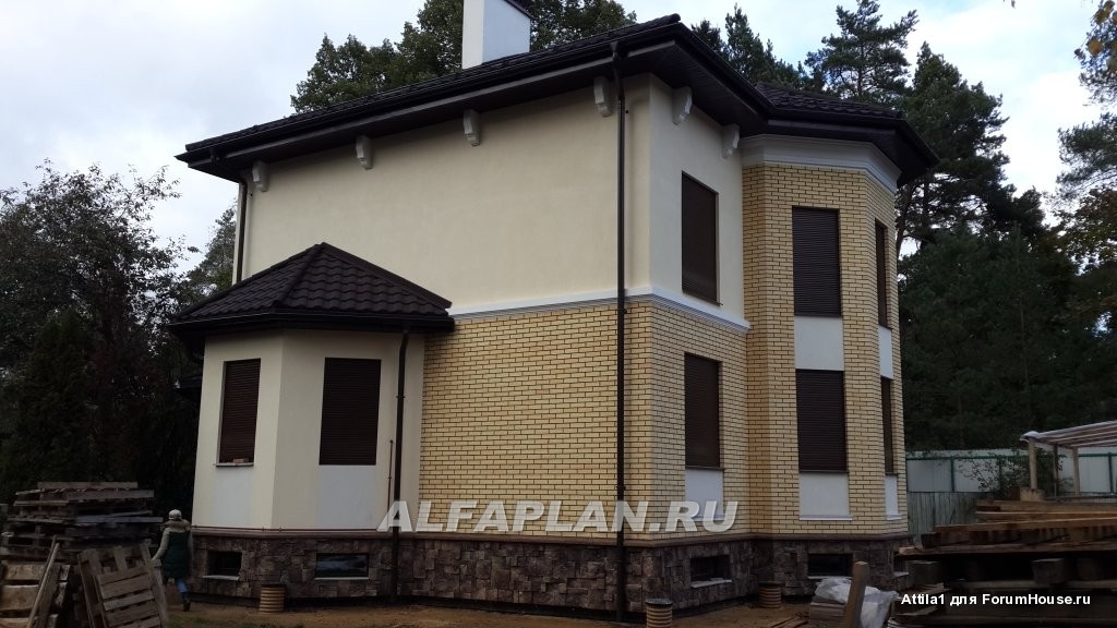 Строительство дома по проекту 111A - фото №15