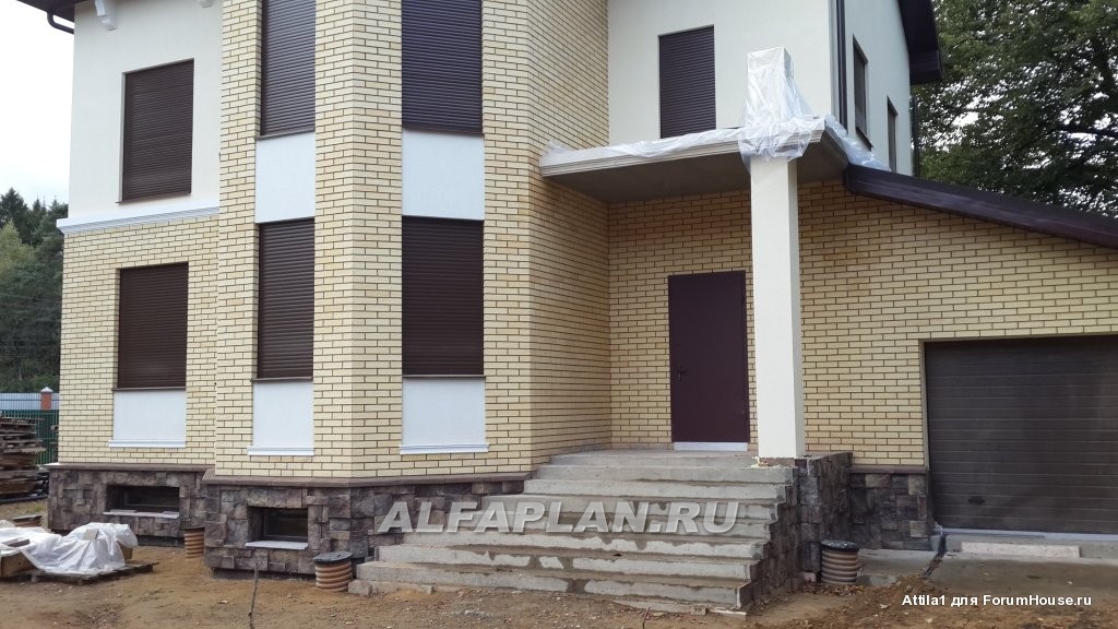 Строительство дома по проекту 111A - фото №16