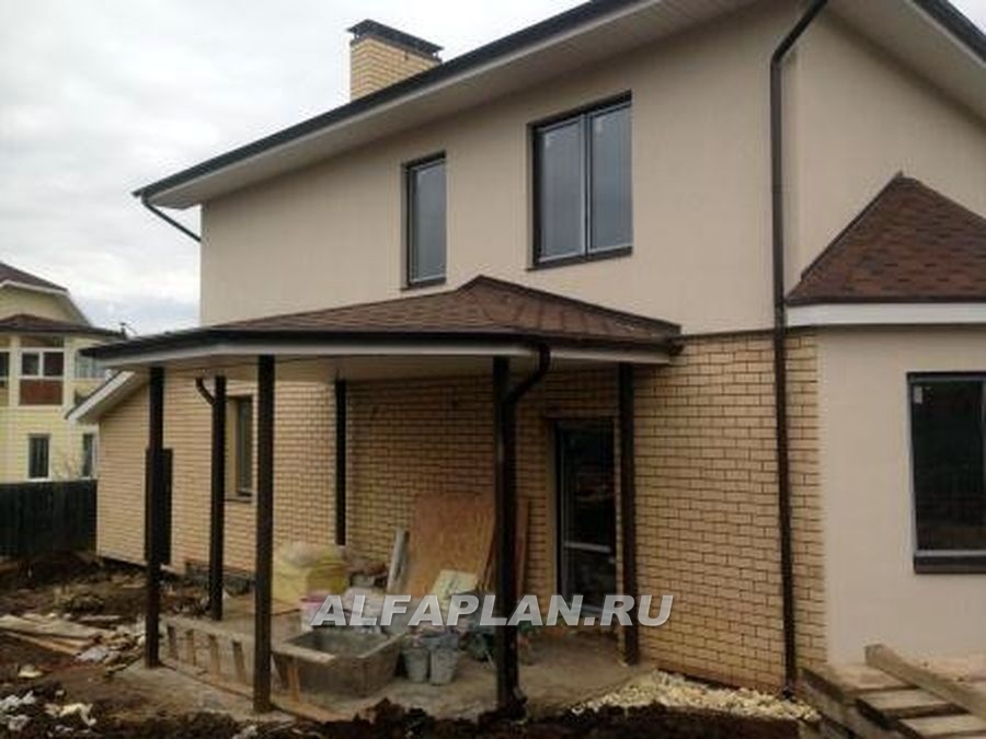 Строительство дома по проекту 111A - фото №2