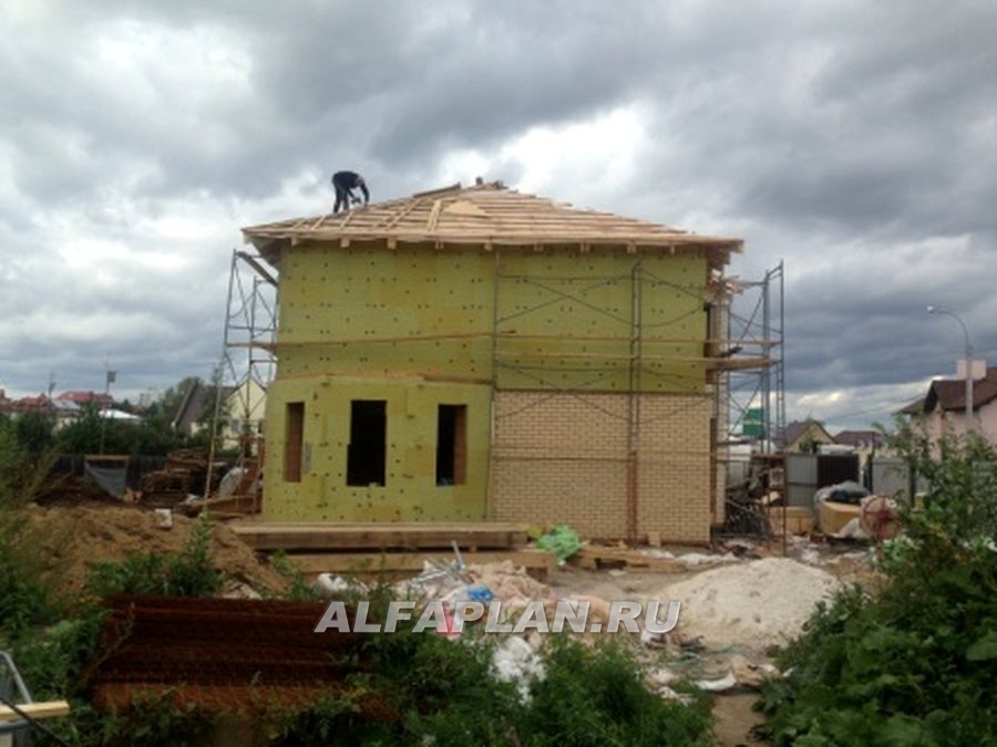 Строительство дома по проекту 111A - фото №7