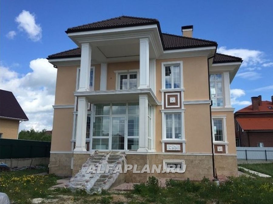 Строительство дома по проекту 112A - фото №1