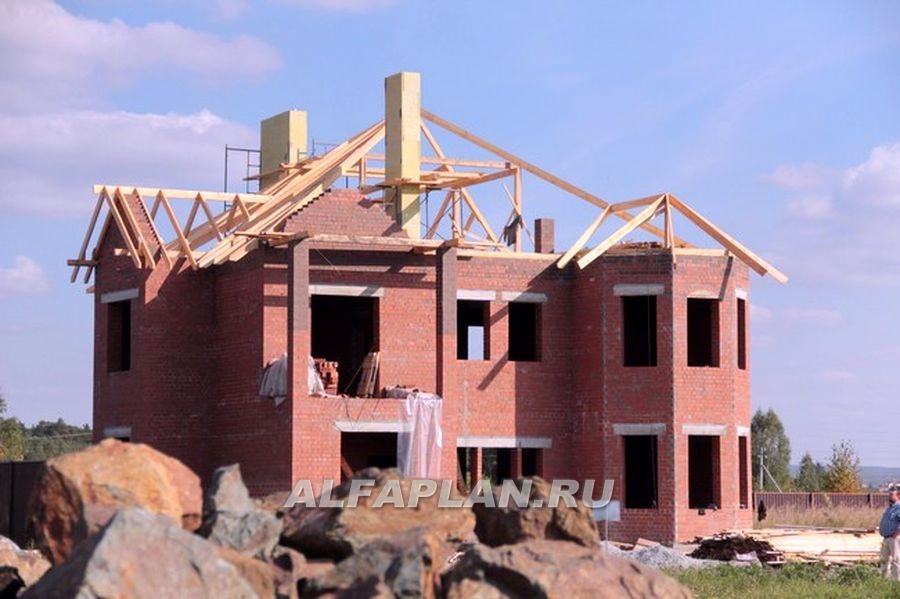 Строительство дома по проекту 114A - фото №11