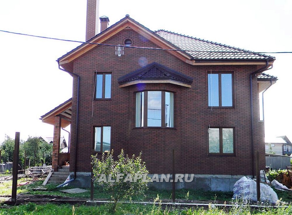 Строительство дома по проекту 115A - фото №1