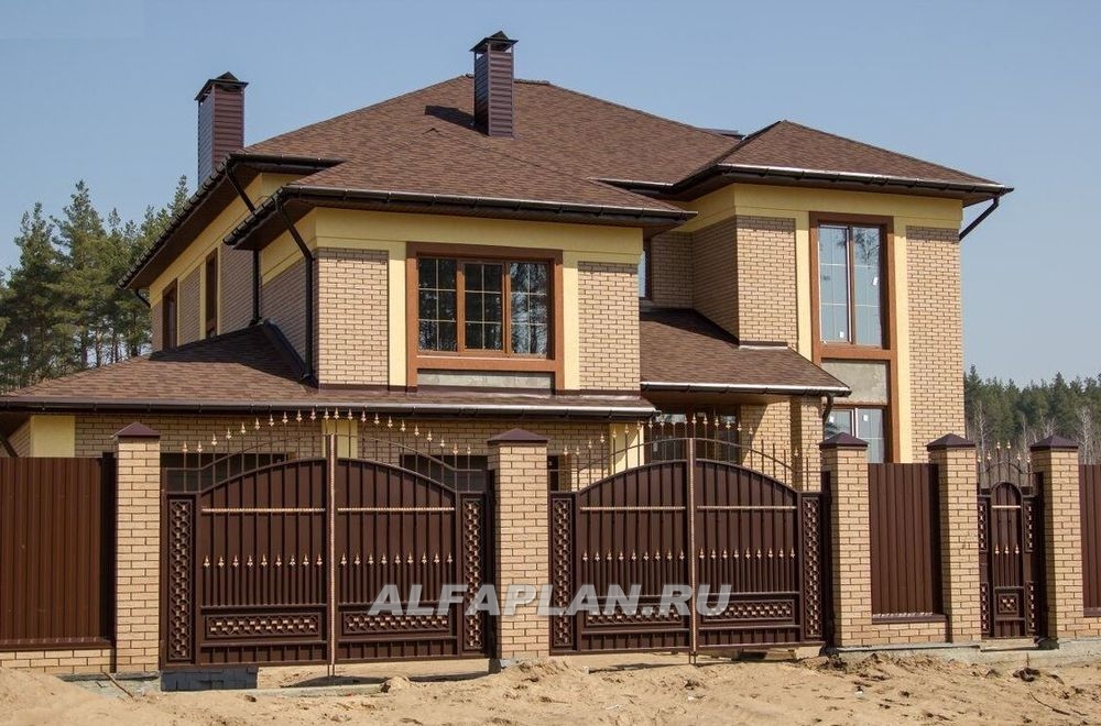 Строительство дома по проекту 121B - фото №1