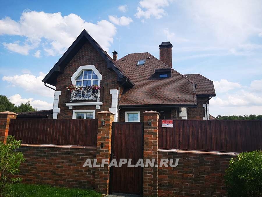 Строительство дома по проекту 38E - фото №2