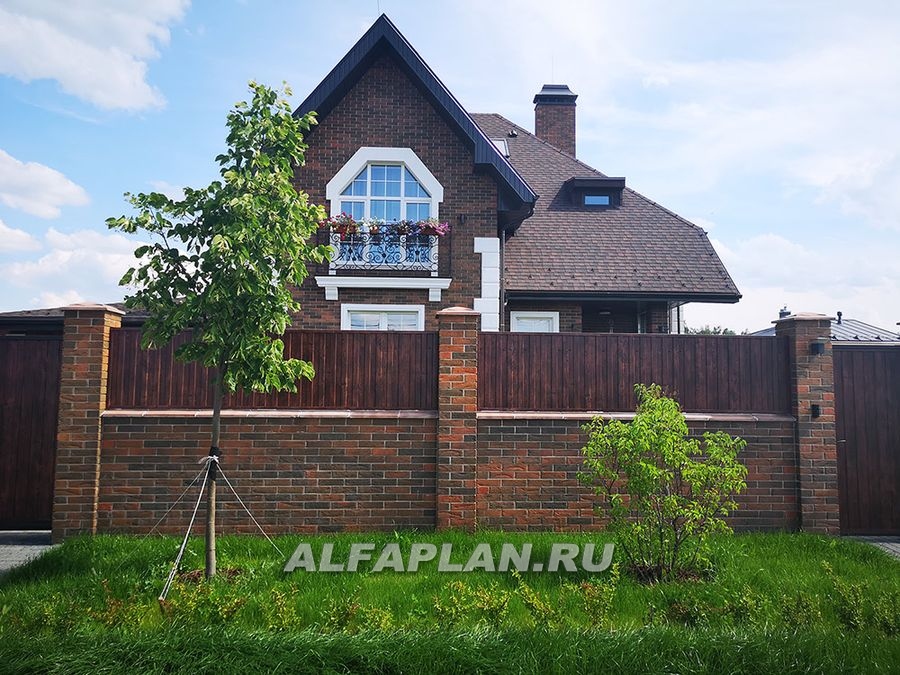 Строительство дома по проекту 38E - фото №3