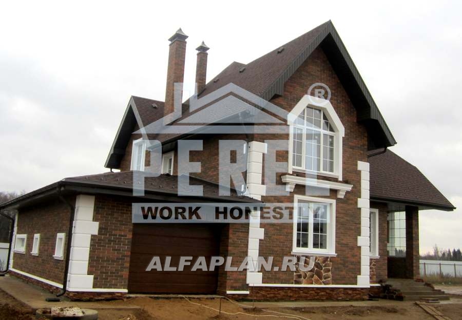 Строительство дома по проекту 38E - фото №6