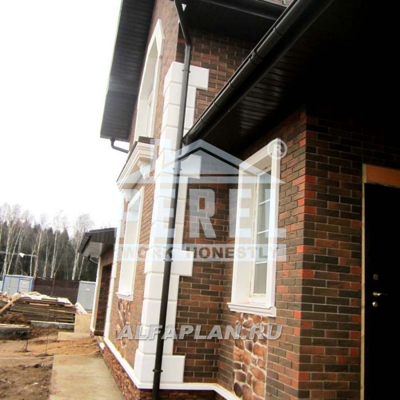 Строительство дома по проекту 38E - фото №8