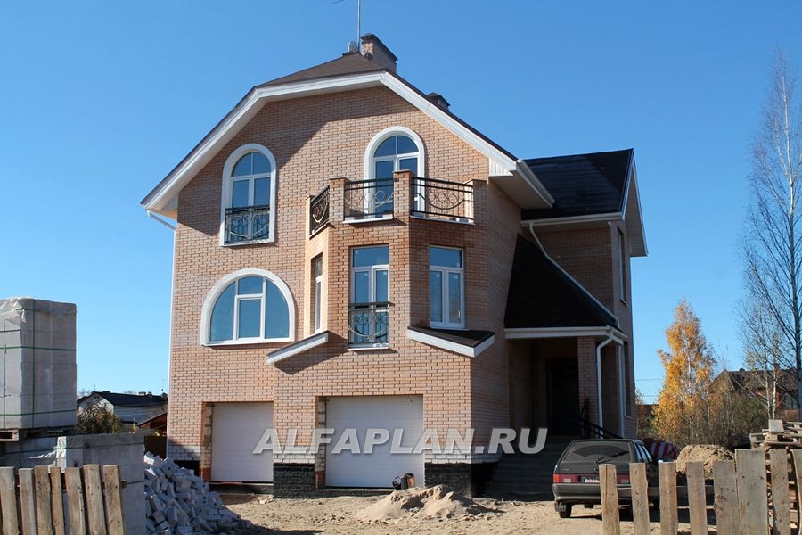 Строительство дома по проекту 70A - фото №1