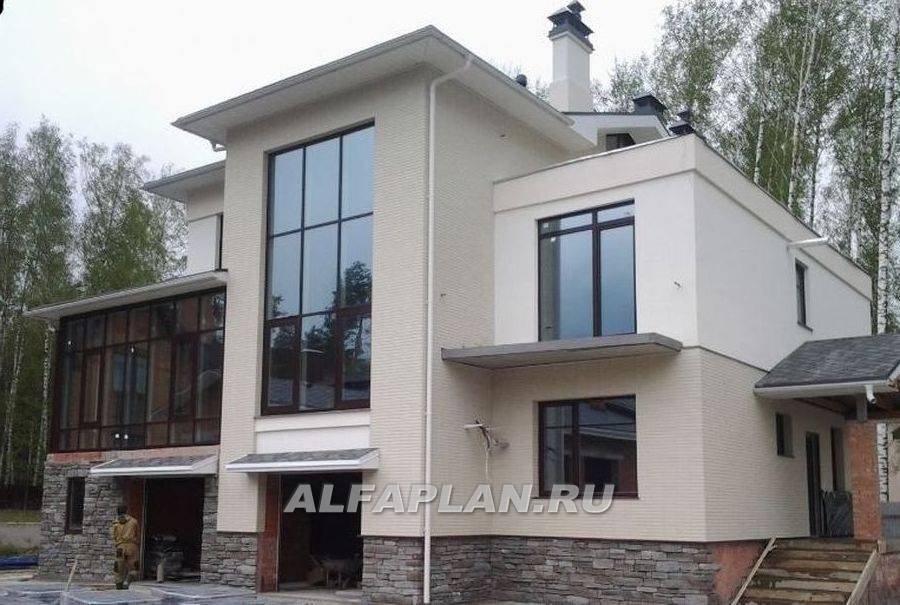 Строительство дома по проекту 77A - фото №1