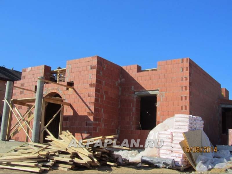 Строительство дома по проекту 78A - фото №1