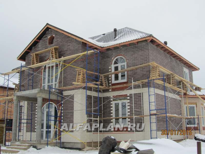 Строительство дома по проекту 78A - фото №7